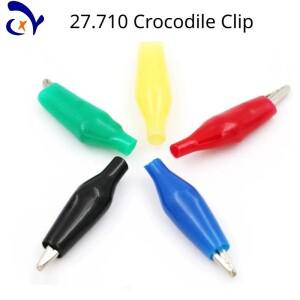 10PCS Amass 27.710 빨간색과 검은 색 외장 미니 소형 소형 악어 클립  터미널 팁 오프닝 6mm