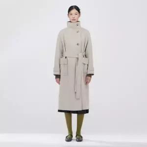 [롯데백화점]씨씨콜렉트 하이넥 리버시블 코트 C254MSG756