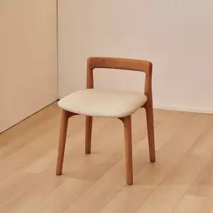 [런칭혜택가] 로사 PU 원목 식탁 보조 의자 스툴 DF927580