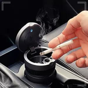 삼에스주 냄새차단 재떨이 LED 그레이 다용도 차량용 재털이 2W7CF0D02O