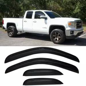 2007-2013 쉐보레 실버라도 GMC 시에라 1500용 사이드 윈도우 바이저 윈드 디플렉터 레인 가드 /2500 HD
