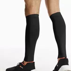 고품질 종아리 슬리브 2개 블랙 M 압박 축구 통풍 보호대 러닝 통풍 (WFJ3K45)