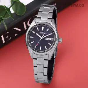 [세이코] SUR353P1 네오 클래식 데이데이트 아날로그 정장 여자 메탈 시계 d
