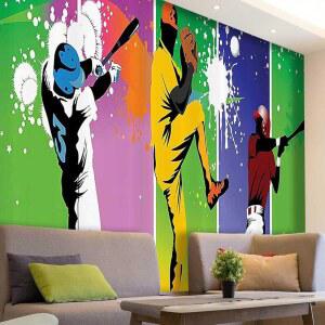 ZYMECH 필 앤 스틱 벽지 스포츠 데코 설치하기 쉬운 테이블 탑 웨인스코팅 패널용 맞춤형 연락처 용지 (W) 118인치 X(H) 110인치