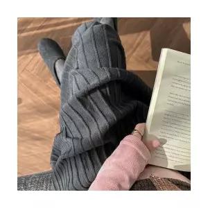 여성 데일룩 스커트 니트 임부복 플리츠 가을 겨울 아우터 고탄력 조절 가능한 중기장 A라인 큰 우산 DAOL4