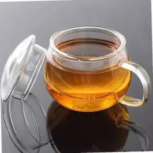 예쁜 내열 유리 티머그 차컵 티잔 티컵 홍차잔 차잔