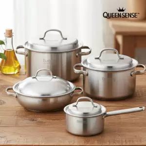 바로써 무연마 통오중냄비 4종A(16cm편수,20cm양수,24cm궁중전골,24cm양수)