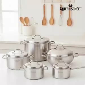 바로써 무연마 통오중냄비 5종(16cm편수,18cm양수,20cm양수,24cm궁중전골,24cm양