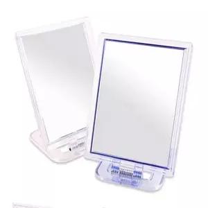 신사각 거울(중) 화장대 스탠드 미용경 메이크업 책상 접이식