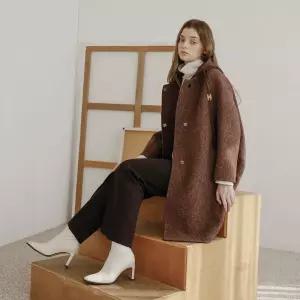 요이츠 최초가 399000원 후드 배색 보카시 롱 코트2colors_YJ10WNHCT33 129546