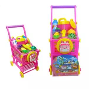 로보카 엠버 여아 마트 카트 장난감 역할놀이 쇼핑카트놀이 가게 토이 계산하기 놀이