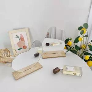 화장대 탁상 면도 아크릴 안전 거울 욕실 벽 면도경