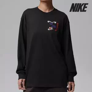 [나이키][세일] 나이키 여성용 티셔츠/ IF0804-045/ 우먼스 조던 플라이트 오버사이즈 긴팔 티셔츠