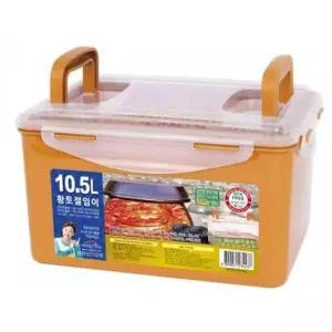 황토 밀폐용기 김치통 절임 냉장고 용기 반찬통 10.5L