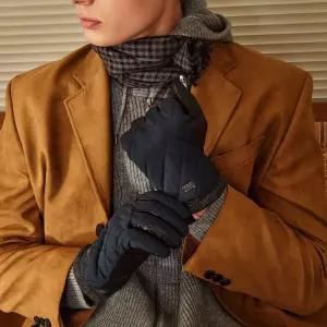 매장정품 DAKS 닥스 DCGV5F701N3 네이비 패딩 퀄팅 남성 가죽장갑 840723