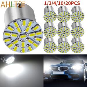 1241020PCS 3014 22SMD 주차 트렁크 전구 자동 Led 웨지 백업 램프 1156 LED 브레이크 회전 신호 번호판 빛