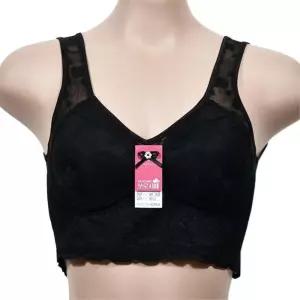 은은한 꽃잎망사 매쉬 A컵 스포츠형 탑브라 보드라운