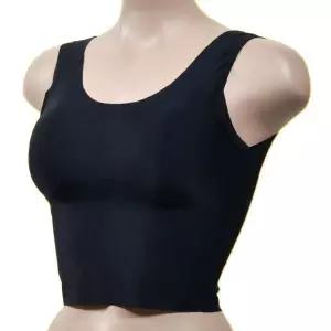 슬림핏 노와이어 기본패드 롱 탑브라 런닝 깔끔한속옷