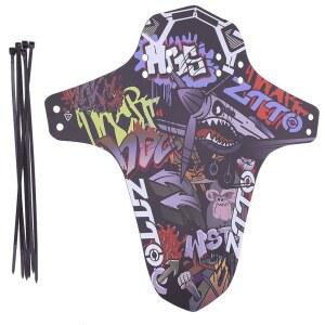 유수 헬스 기어 산악 자전거 펜더 머드 가드 플랩 자전거 리어 5개의 나일론 케이블 타이가 있는 경량 뒷바퀴 타이어 가드