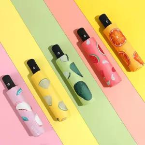 과일 패턴 자동 우산