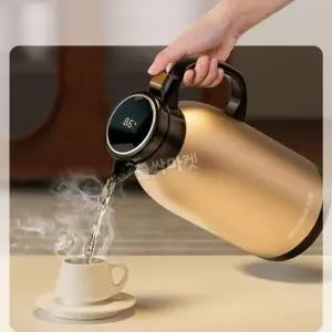 보온병 주전자 대용량 물병 온수병 316 스테인리스 용 골드 2L