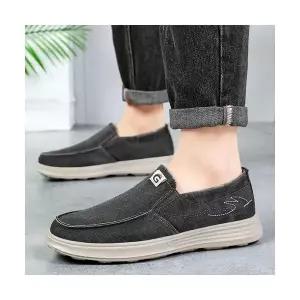남자 캔버스화 슈즈 신발 화 슬립온 통기성북경천 ST5