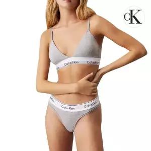 매장정품 Calvin Klein CK 캘빈 클라인 언더웨어 코튼 여성 트라이앵글 브라렛 스포츠 브라탑 QF5650EP7A 1