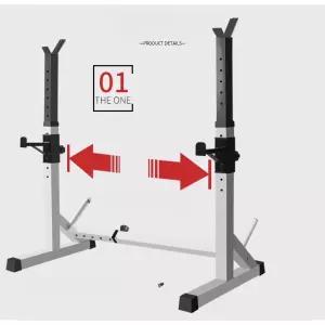 벤치프레스 랙 바벨 거치대 스쿼트랙 홈트 접이식 스툴
