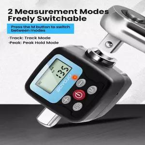 전동라쳇 충전식 임팩 드릴 GOYOJO 디지털 토크 렌치 어댑터 - LCD 디스플레이가 포함 정밀 전자 도구 변환