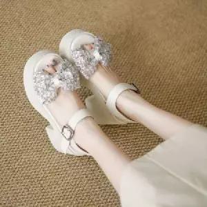 여성 트렌디 아이템 신발 웨지힐 샌들 통굽 큐빅 키높이 일자 로마 토오픈 로퍼 HT5