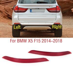 후면 범퍼 테일 턴 신호 반사판 주차 브레이크 안개 램프 커버 BMW 호환 X5 F15 2014