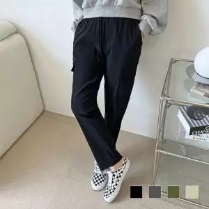 고품질 여성바지 캐쥬얼 여자바지 긴바지 면바지 루즈핏 면 (WFJ46KB)