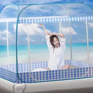 H78 원터치 침대 모기장 사각 캐노피 캠핑 모기장 텐