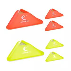 운동장 드리블 훈련용 삼각 접시콘 마킹콘 실내외 6개입