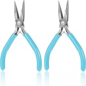 4.8인치 미니 주얼리 플라이어 초정밀 제작 도구 체인 노즈 제작용 플랫 편안한 그립 핸들 크래프트 와이어