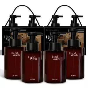 헤트라스 대용량 산양유 퍼퓸 버블 핸드워시 515ml x 4개 밤쉘