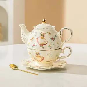 티포트 홍차 커피잔 영국티팟 세트 집들이 빈티지 북유럽