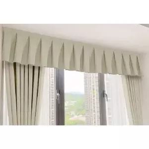 커튼헤드 레일 장식 이중 상부 암막 씰링 마감재 빛차단