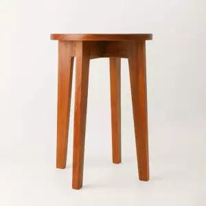 우드 마호가니 나무 원목 의자 스툴 식탁 스툴 가구 책상 카페 체어 오브제 나무 높은 의자 원목