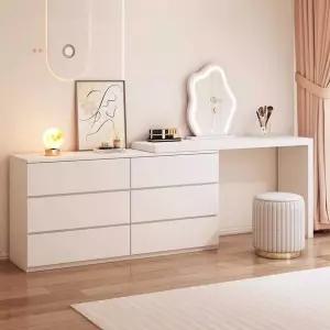 ㄱ자 화장대 수납장 인테리어 코너 공간활용 서랍장80 80 공주