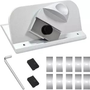 10개의 칼날이 달린 팬캣 베벨 매트 커터 45° 푸시 스타일 휴대용 보드 프레임 아트워크 및 사진