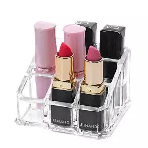 레이디와이 립스틱 정리대 9구 화장품 정리함 화장대 소품 다용도 아크릴케이스 투명 화장대용 데스크 보관
