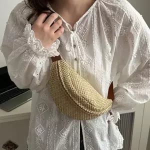 여자 라탄 바디백 가방 여행 크로스백 슬링백