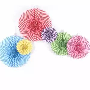 돌잔치 데코 생일꾸미기 팬 파티 6개 장식 토네이도 생일가랜드 XWFKH9B9