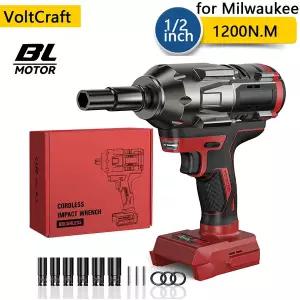 전동라쳇 충전식 임팩 드릴 밀워키 M18 배터리용 브러시리스 무선 임팩트 렌치 전동 1/2인치 1200N.m 2100R