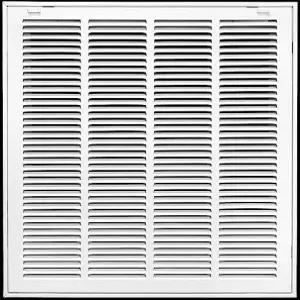 20 x20 스틸 에어 리턴 필터 그릴 개방형 페이스 흰색 및 페인트칠 가능