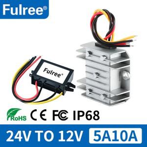 차량용 CCTV 모니터 카메라 전원 공급 장치  24 V DC to 12 5A 10A 벅 컨버터  볼트 전압 조정기
