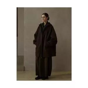 여자 캐주얼 야구 점퍼 공선 윈터오피스룩후드빅포켓앙고라양 면 자켓 SPO마켓4