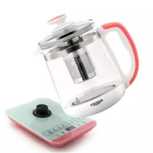 크루거1820 티포트 메이커 분유 스마트 전기주전자 유리 티팟 내열 잎차거름망 차망 선물 녹차 스텐