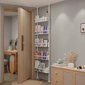 틈새선반 책장 문뒤 정리대 선반 조립식 원목 공부방 슬림